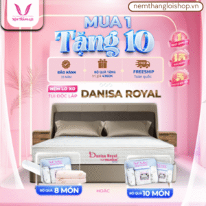 NỆM LÒ XO TÚI ĐỘC LẬP THẮNG LỢI DANISA ROYAL